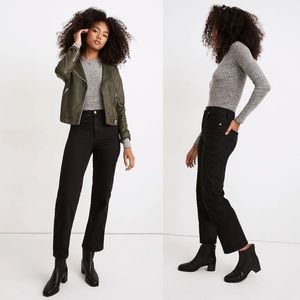Madewell Slim Wide-Leg Crop Jeans in Lunar Wash